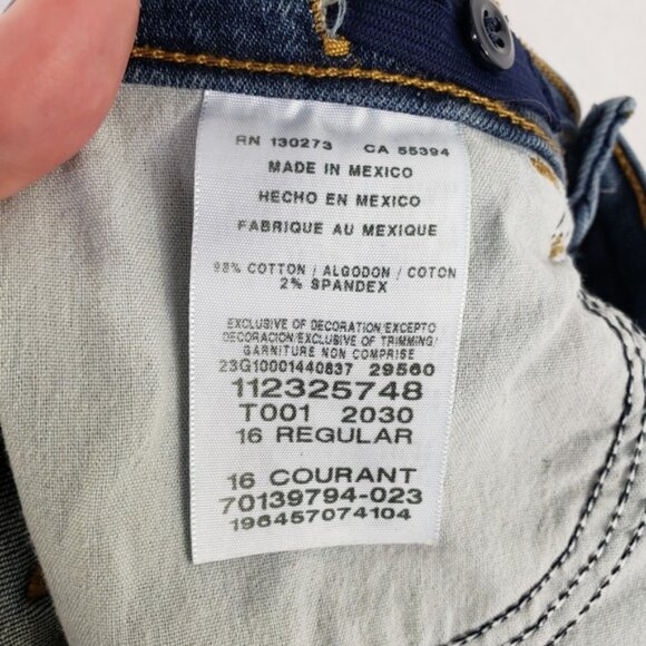 Wrangler Jeans Womens Size 16 Classic Straight Leg Comfort Fit Denim Blue Cowboy - Picture 10 of 10